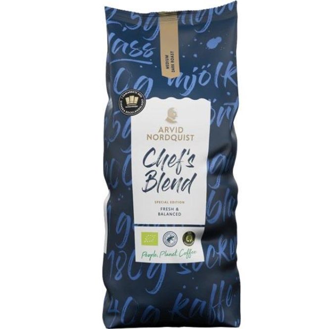 Hovedbilde Chefs Blend Hele Bønner Arvid Nordquist 6 poser a 1kg.