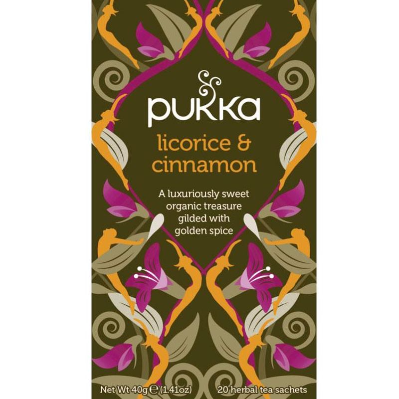 Licorice&cinnamon 4 pakker a 20 poser pukka