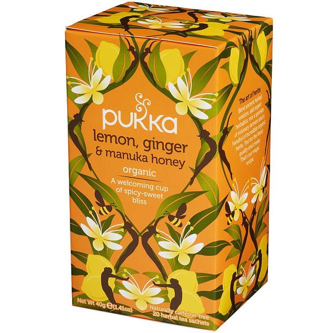 Hovedbilde Lemon Tea Ginger Pukka 4 pakker a 20poser