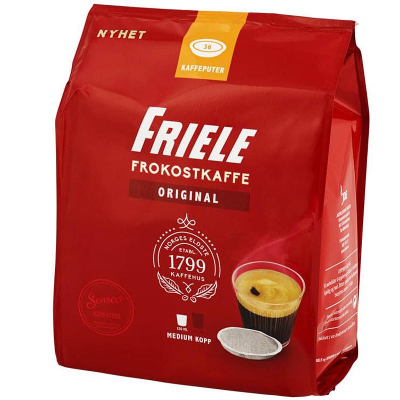Senseo friele medium kopp 180 puter 5 poser a' 36stk. 
