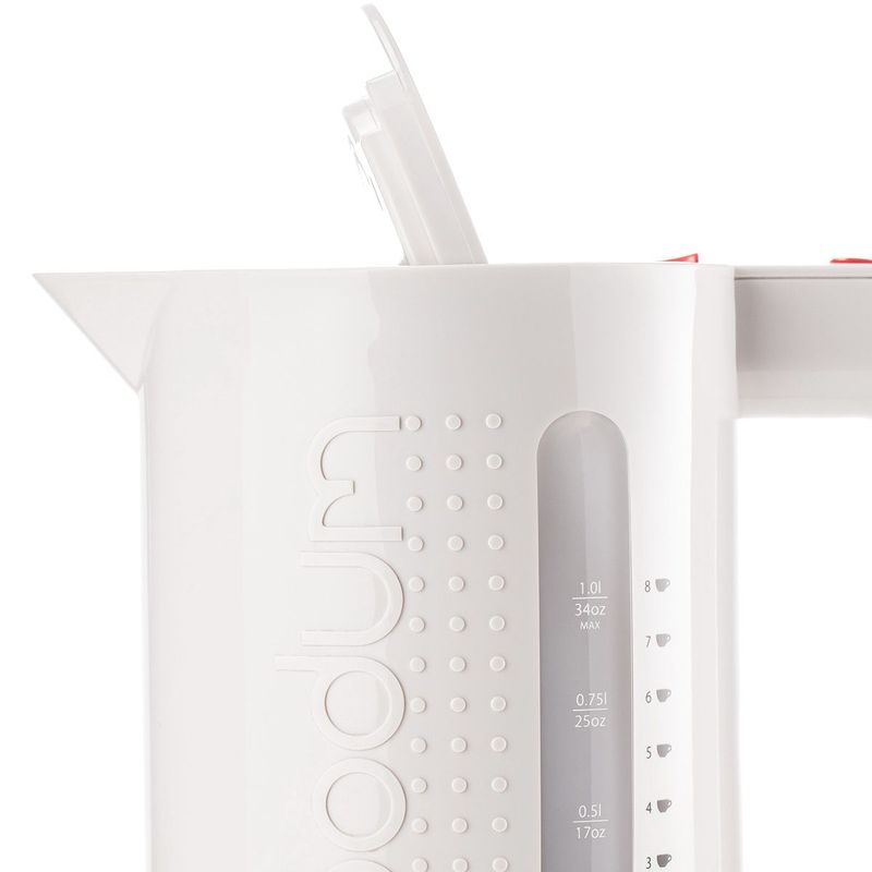Bodum Elektrisk vannkoker, 1.0 l Hvit