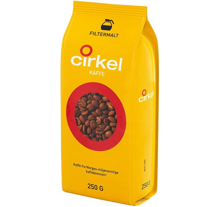 Hovedbilde Cirkel kaffe filtermalt 250g (Best før 13.02.2026) OUTLET