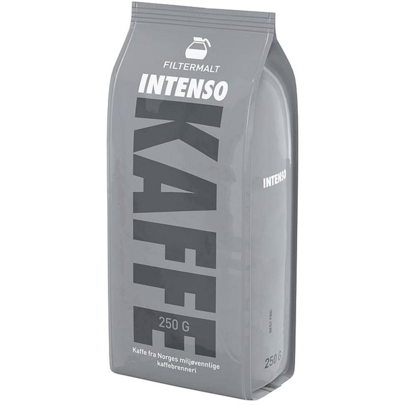 Intenso kaffe filtermalt 250g.