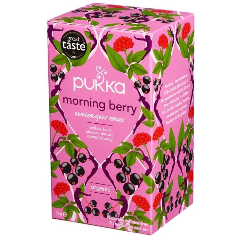 MORNING BERRY PUKKA 4 pakker a 20 poser