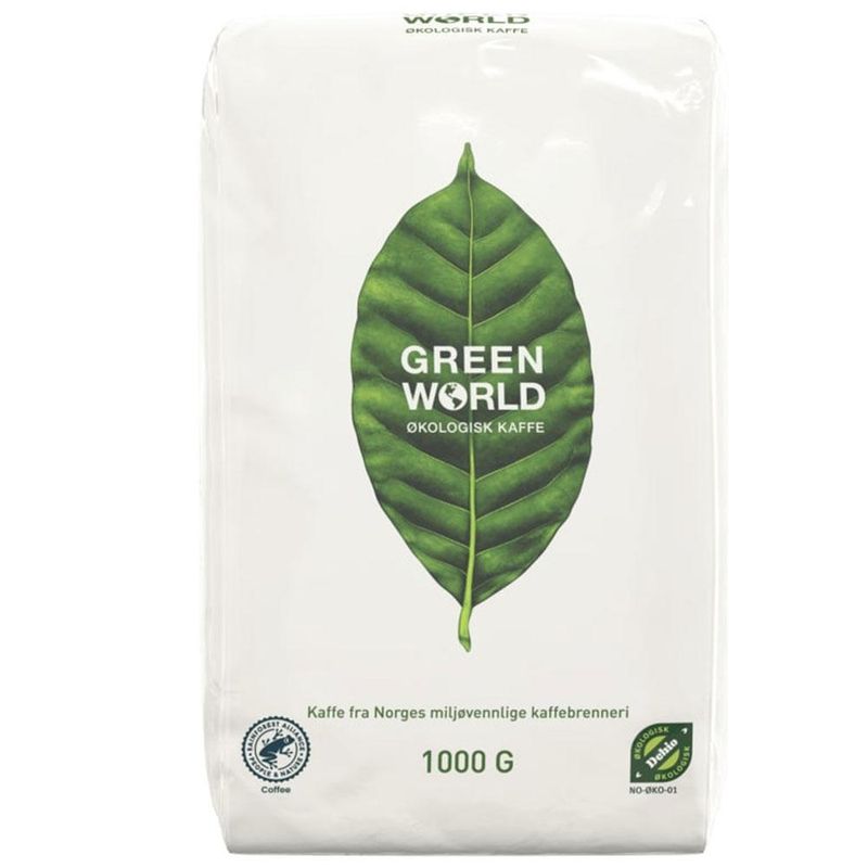 Green world kaffe økol finmalt 9x1kg