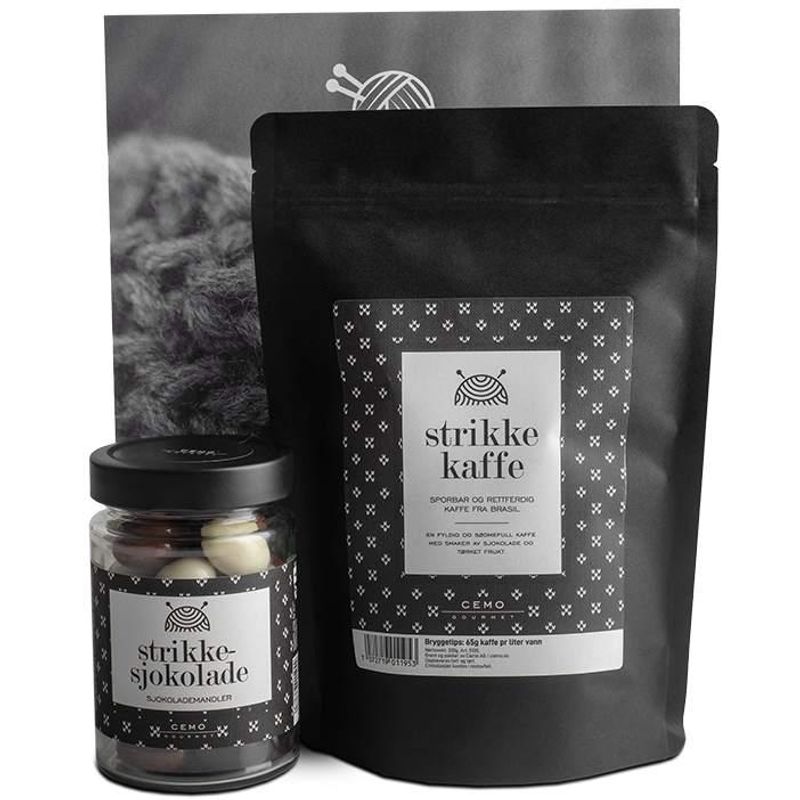 Strikkekaffe og sjokolade