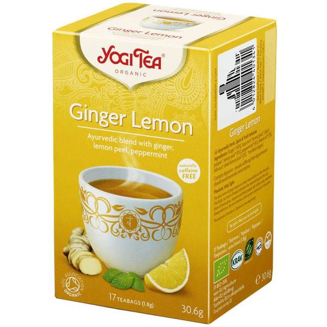Hovedbilde Yogi te ginger lemon økologisk 6 esker a 17 poser