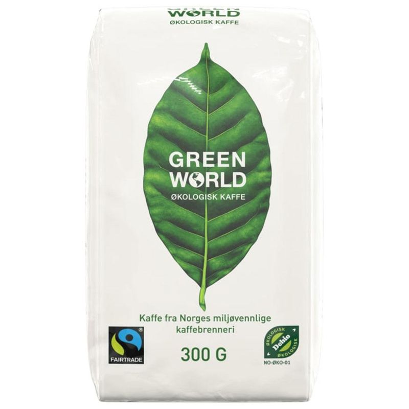 Green world kaffe dobbel finmalt 20x300g