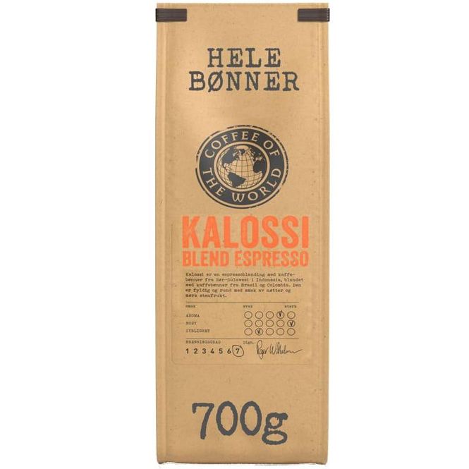 Hovedbilde Kalossi blend espresso hel 700g cotw