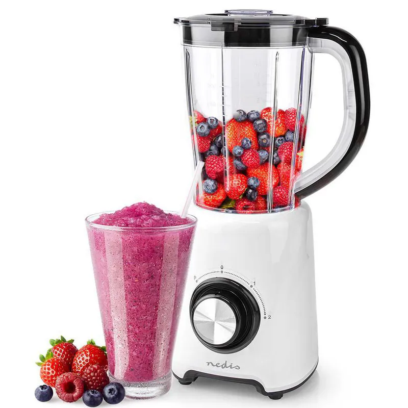 Stand Blender 800W 1.5L Plast 2 Hastighetsinnstillinger Hvit