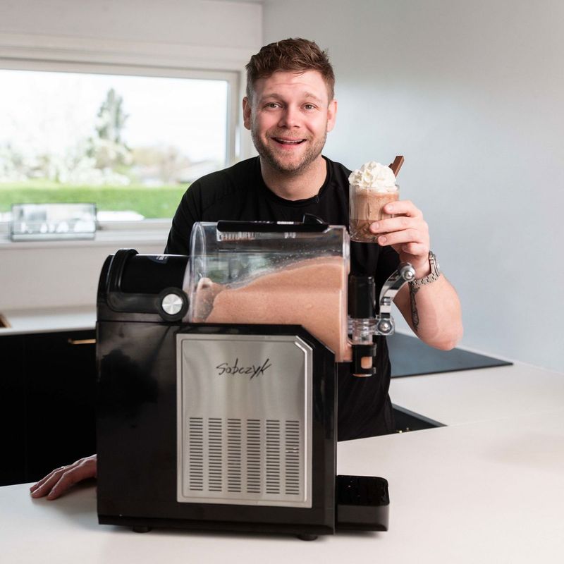 Slush Ismaskin 3 Liter - Sobczyk med Innebygget Kjøler