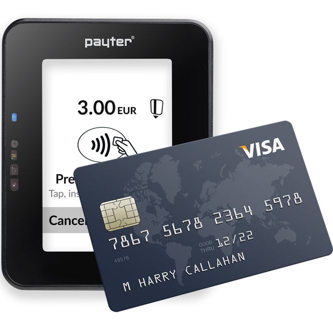 Hovedbilde Payter Apollo Black-4G med modem-EU. Kortbetalingsmodul