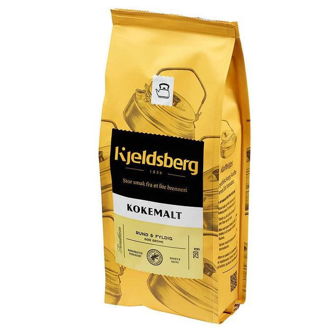 Hovedbilde Kjeldsberg kaffe kokemalt 250g