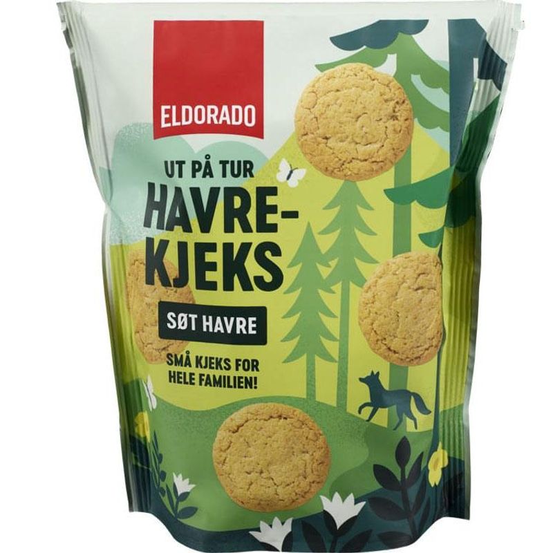 Havrekjeks 150g eldorado 12 poser