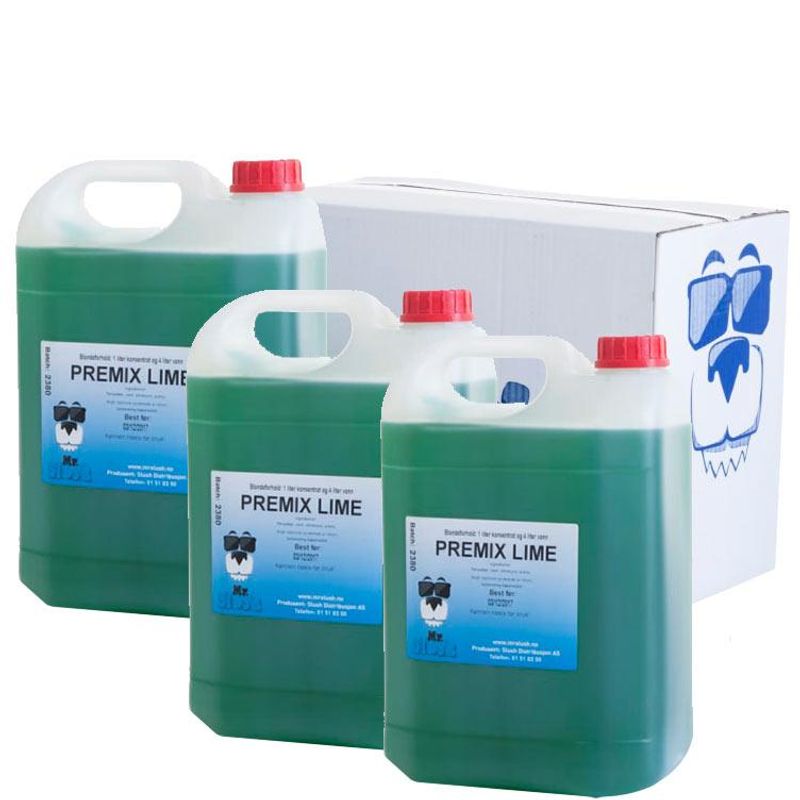 Slush-Vannis Limesmak 5L Mrslush 3x5 liter