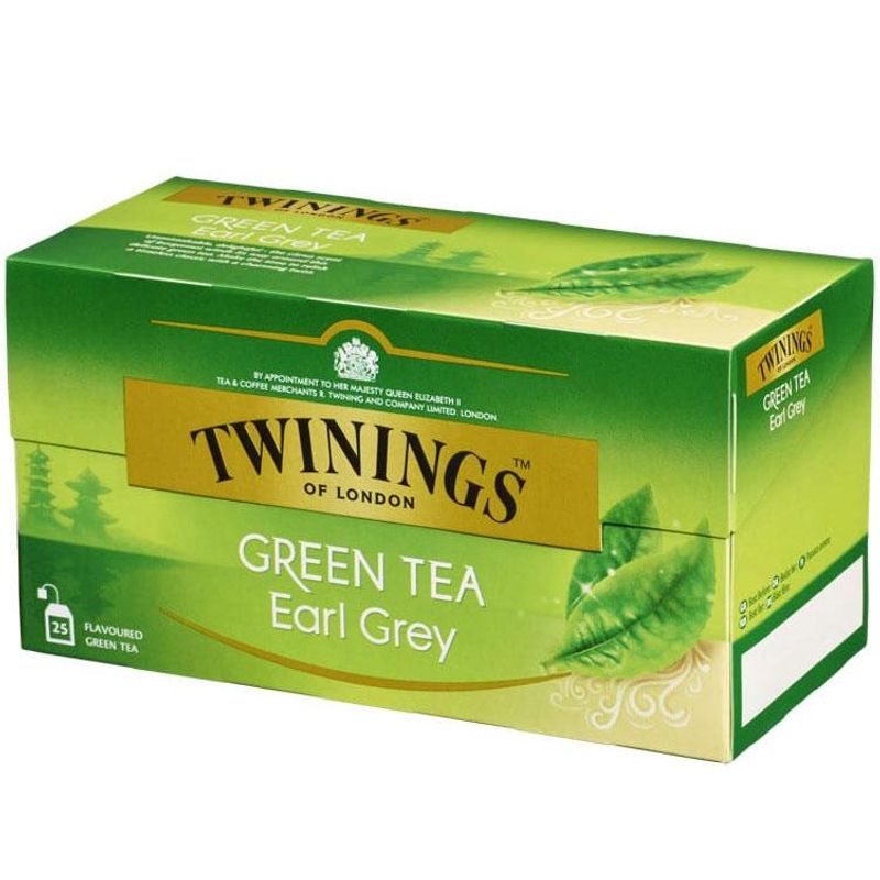 Grønn te earl grey 25pos twinings