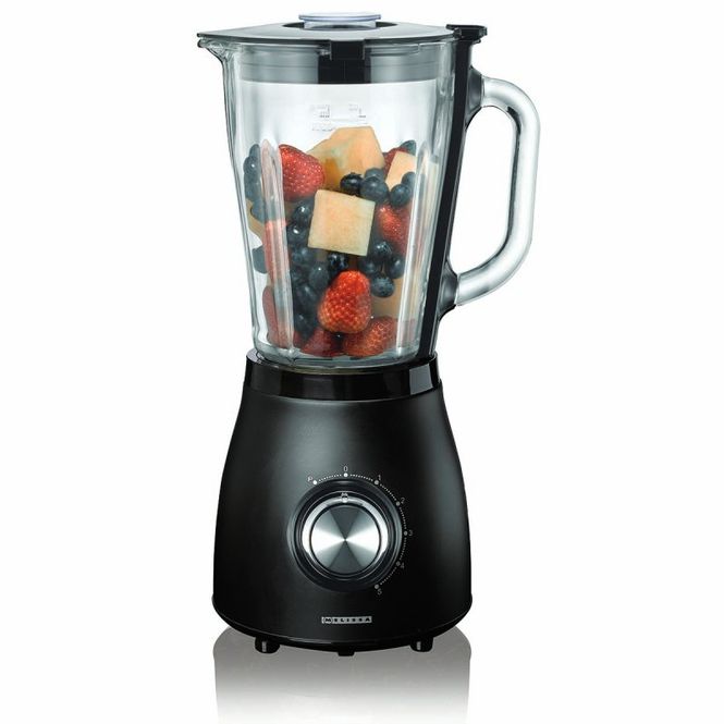 Hovedbilde Blender 1,5L glasskanne spray 500W Matt svart Melissa