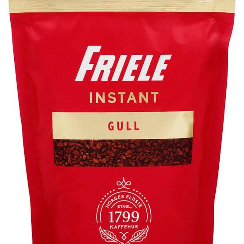 Friele instant gull 200g refill 6poser