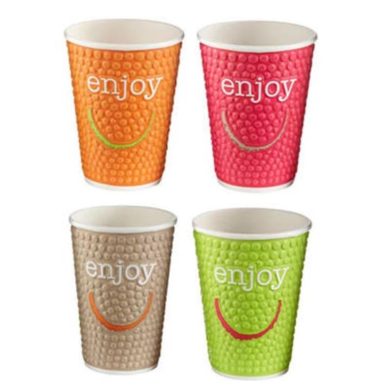 Kaffebeger double wall 25cl 37stk enjoy a' 25 poser (925 kopper)